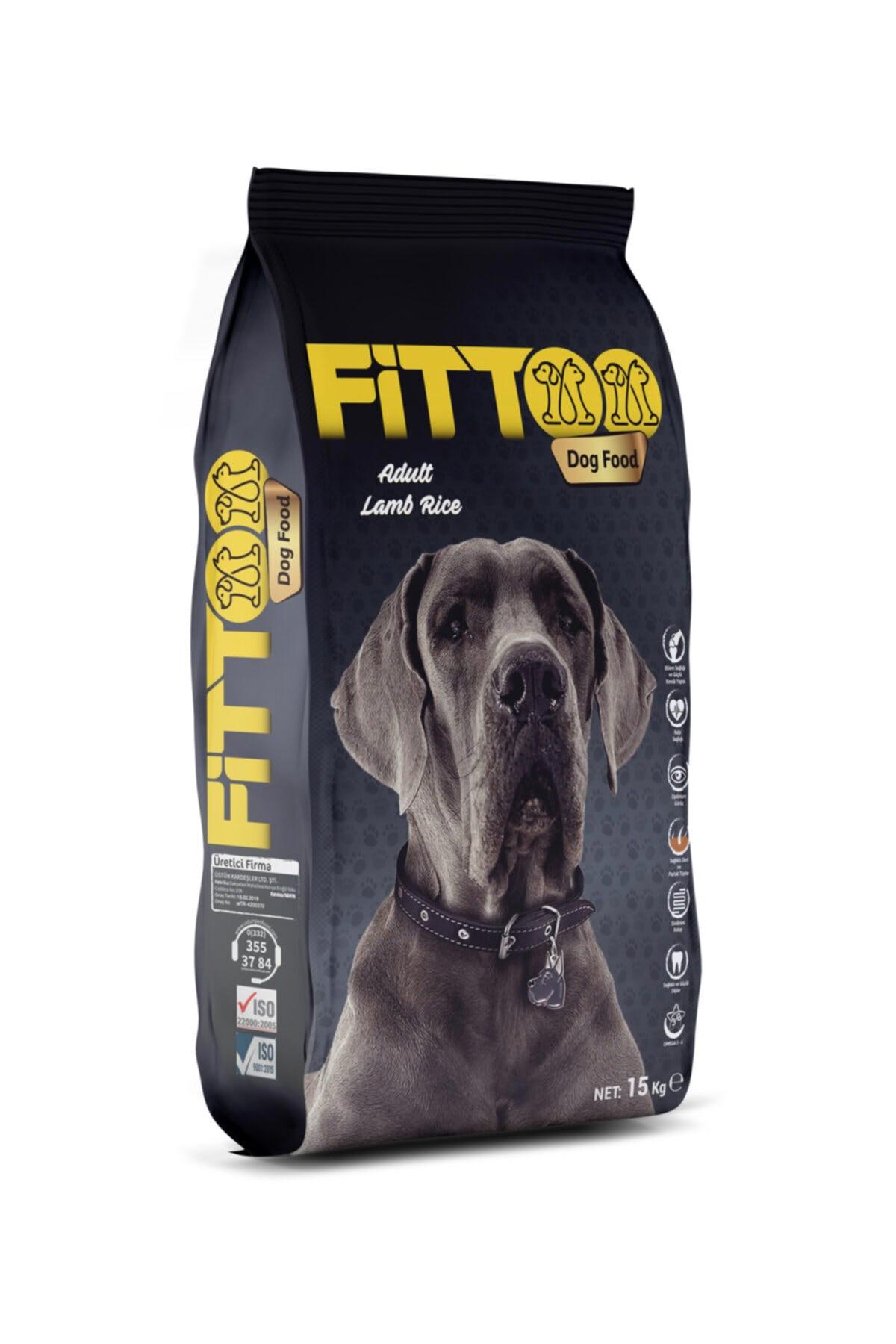 Fittoo Kuzu Etli Tüm Irklar Yetişkin Kuru Köpek Maması 15 kg