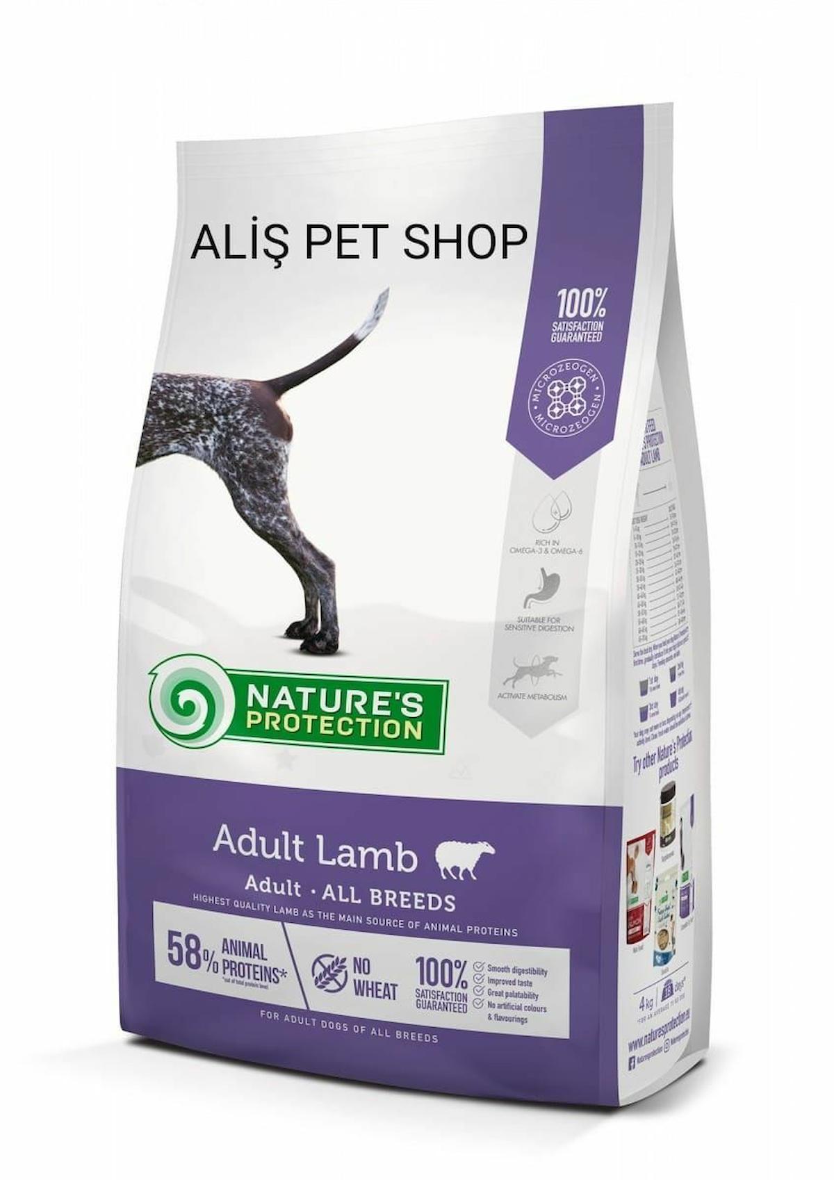 Nature'S Protection Kuzu Etli Tüm Irklar Kuru Köpek Maması 18 kg