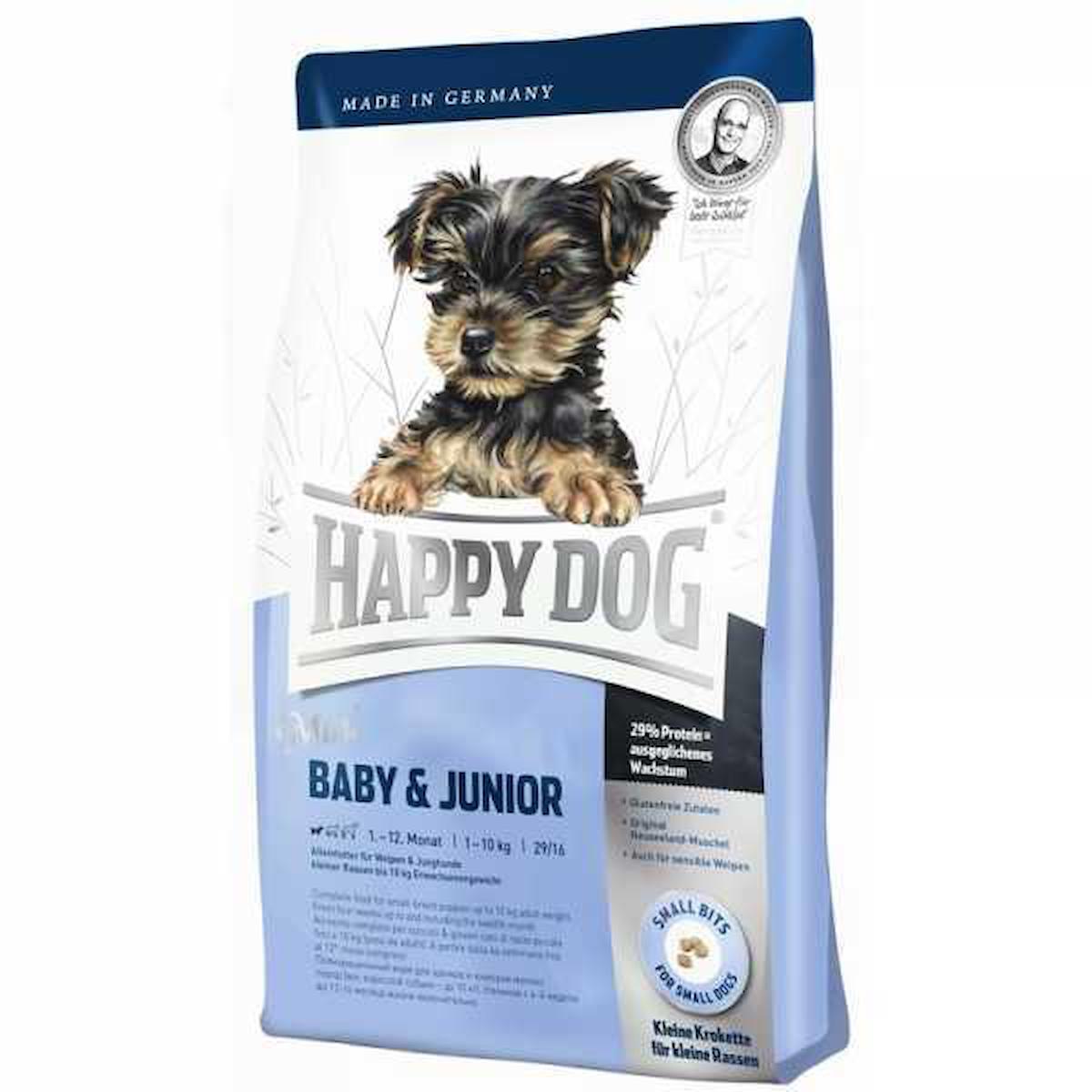 Happy Dog Baby & Junior Tüm Irklar Yavru Kuru Köpek Maması 4 kg