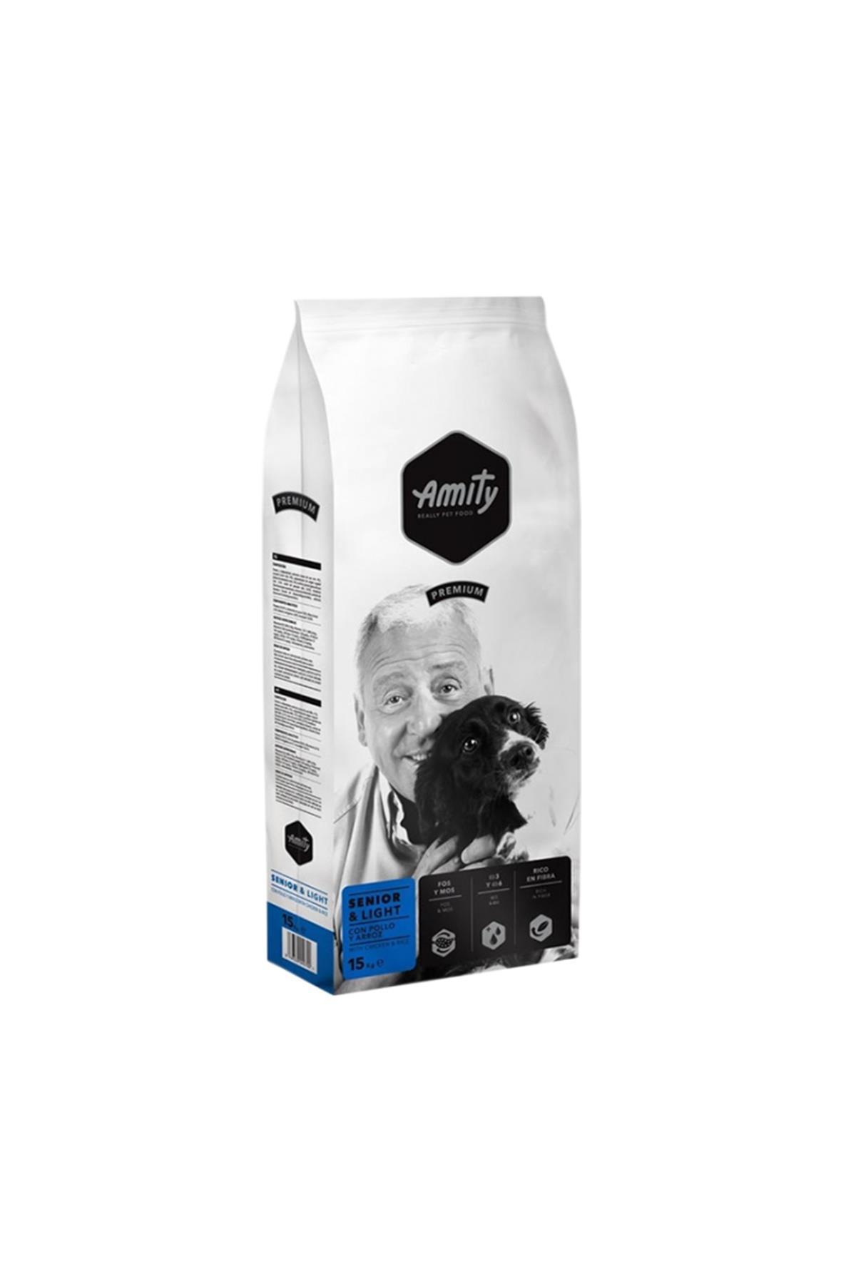 Amity Premium Tavuklu Tüm Irklar Yaşlı Kuru Köpek Maması 15 kg