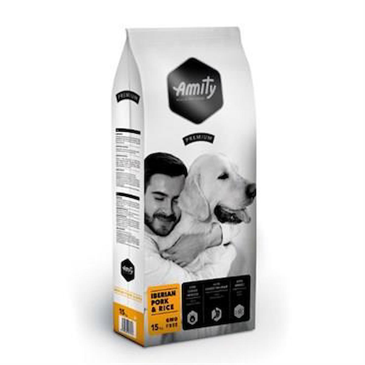 Amity Premium Domuz Etli Tüm Irklar Yetişkin Kuru Köpek Maması 15 kg