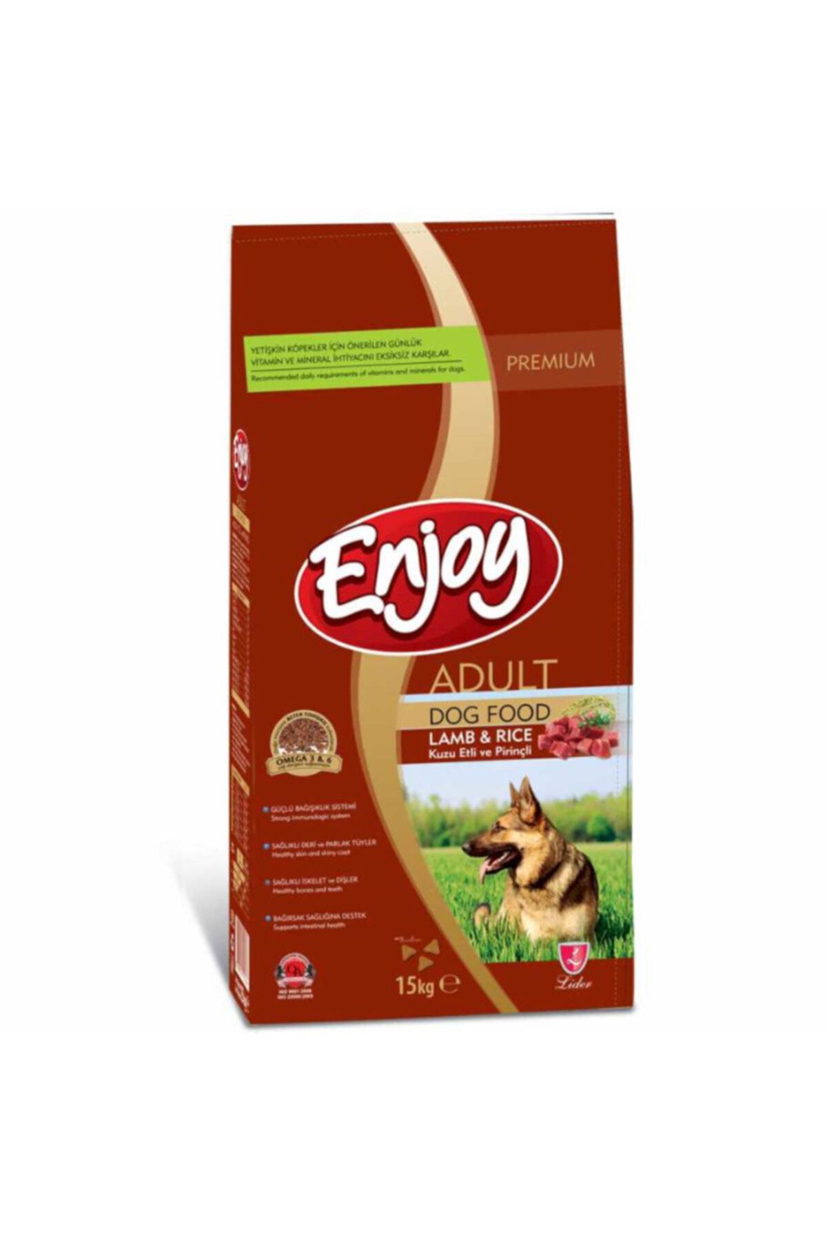 Enjoy Premium Kuzu Etli Tüm Irklar Yetişkin Kuru Köpek Maması 15 kg