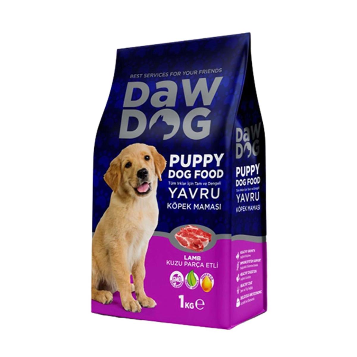 Dawdog Kuzu Etli Tüm Irklar Yavru Kuru Köpek Maması 1 kg
