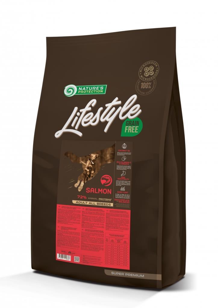 Nature'S Protection Lifestyle Somonlu Tüm Irklar Yetişkin Kuru Köpek Maması 12 kg