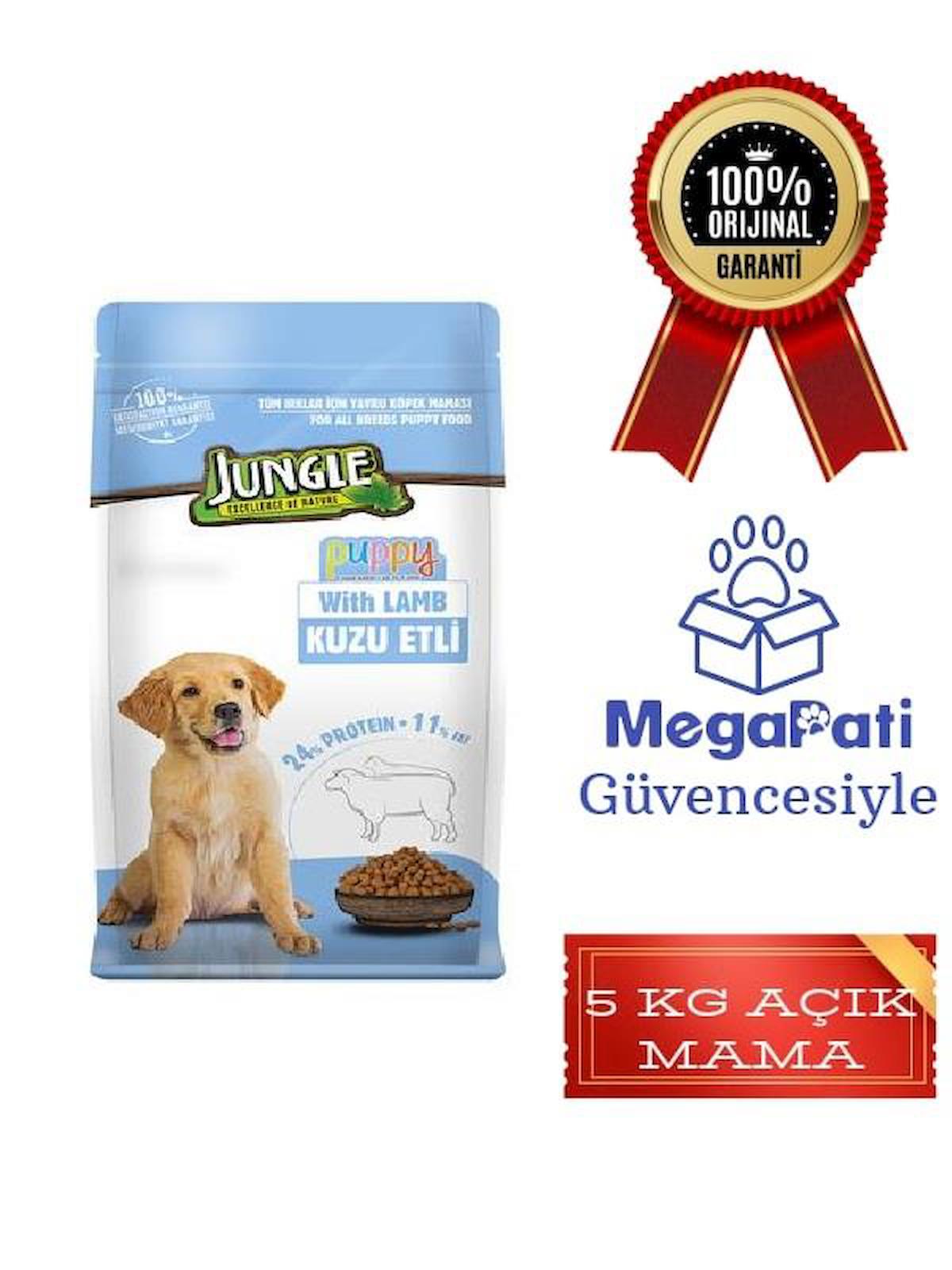 Jungle Kuzu Etli Tüm Irklar Yavru Kuru Köpek Maması 5 kg
