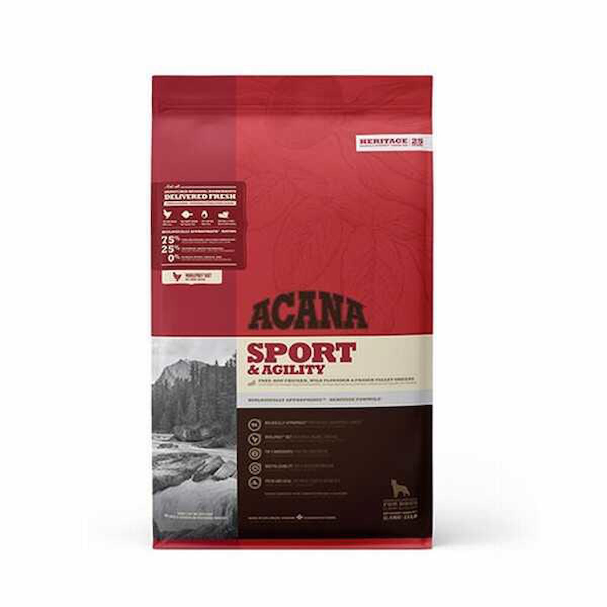 Acana Sport Agility Balıklı ve Tavuklu Tüm Irklar Yetişkin Kuru Köpek Maması 11.4 kg