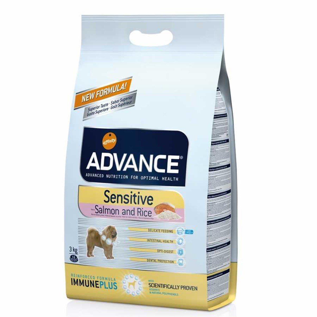 Advance Somonlu Pirinçli ve Somonlu Tüm Irklar Yetişkin Kuru Köpek Maması 3 kg
