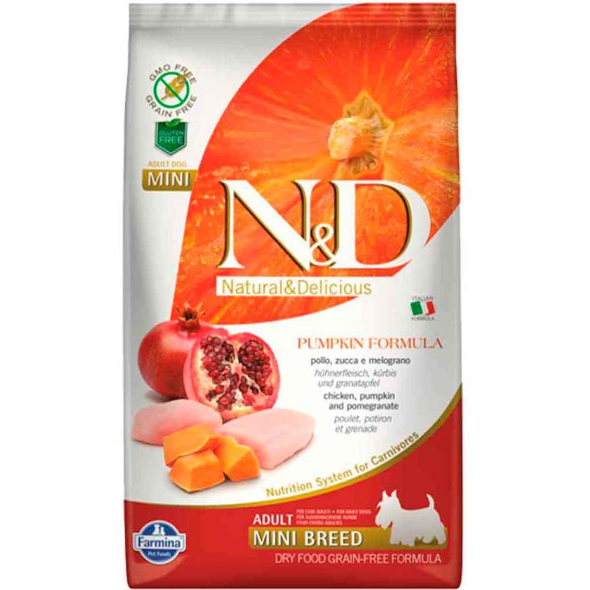 N&D Pumpkin Tavuklu Mini Irk Kuru Köpek Maması 800 gr