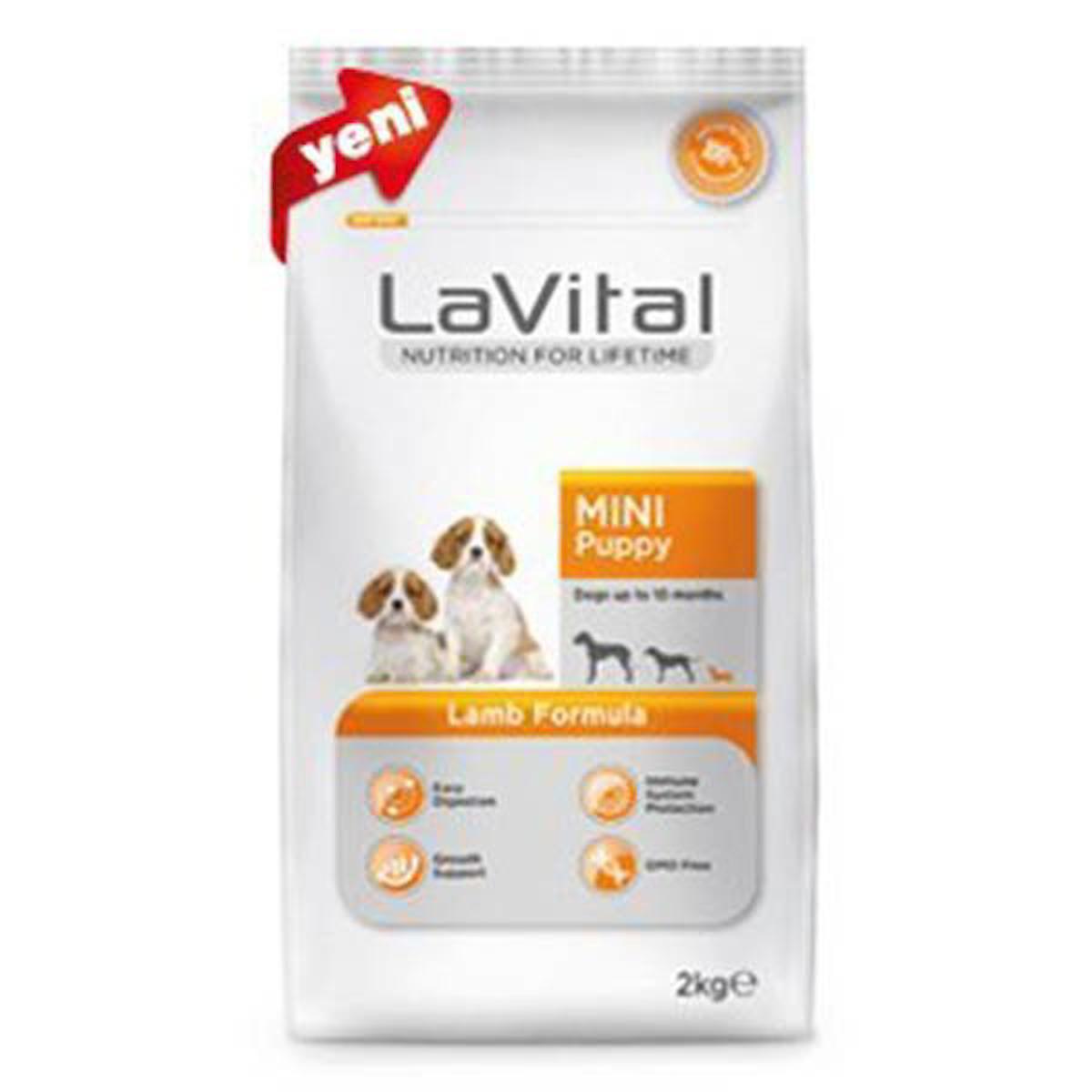 Lavital Mini Kuzu Etli Mini Irk Yavru Kuru Köpek Maması 2 kg