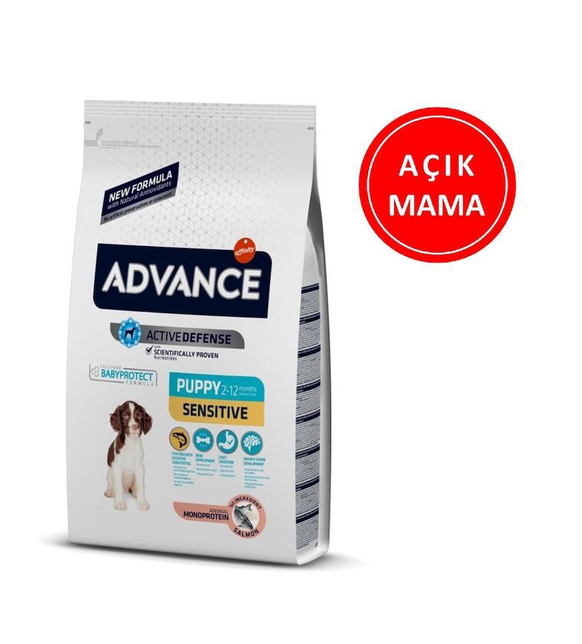 Advance Sensitive Somonlu Tüm Irklar Yavru Kuru Köpek Maması 1 kg