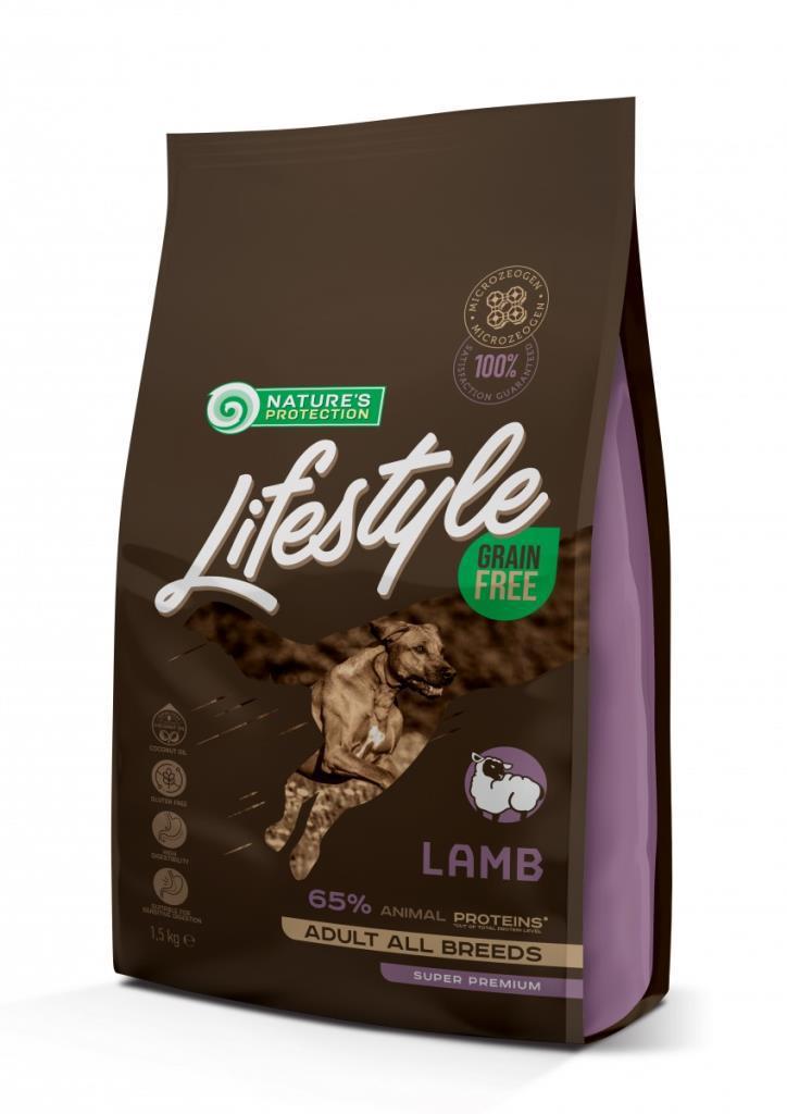 Nature'S Protection Lifestyle Kuzu Etli Tüm Irklar Yetişkin Kuru Köpek Maması 1.5 kg
