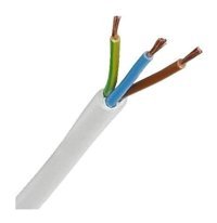 Öznur 3 x 1 TTR Kablo 17 m Beyaz Tam Bakır