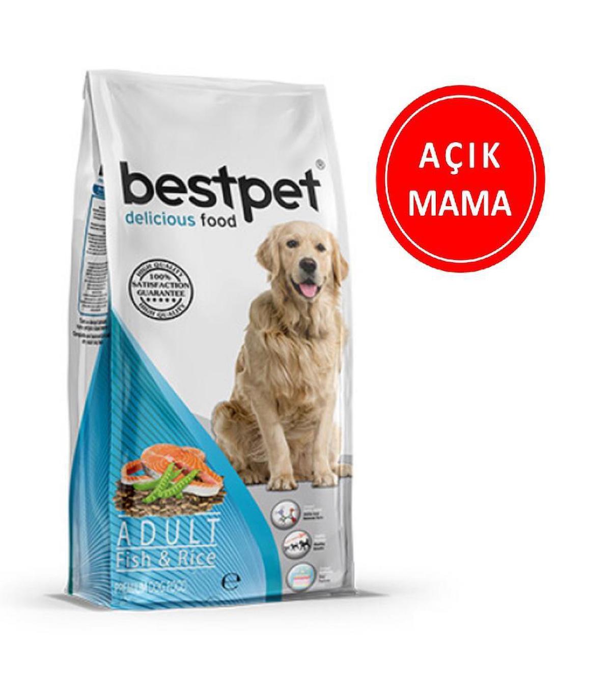 Bestpet Premium Dog Food Balıklı ve Pirinçli Tüm Irklar Yetişkin Kuru Köpek Maması 1 kg