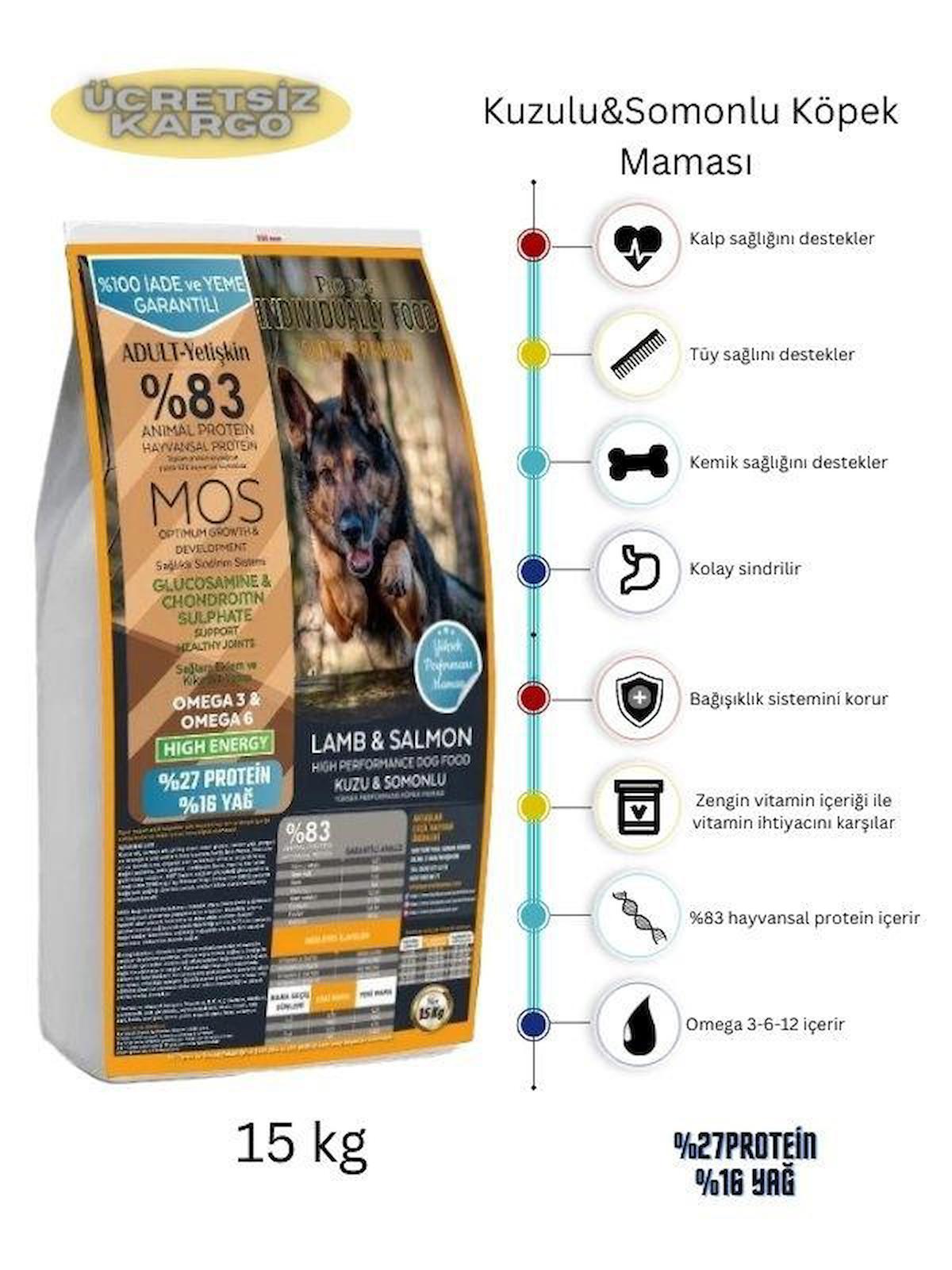 Pro Dog Super Premium Kuzu Etli ve Somonlu Tüm Irklar Yetişkin Kuru Köpek Maması 2x15 kg