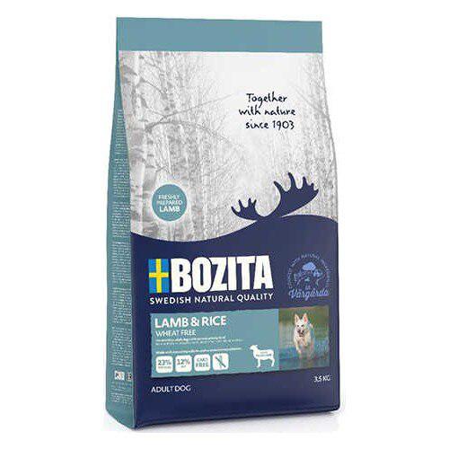 Bozita Pirinçli ve Kuzu Etli Tüm Irklar Yetişkin Kuru Köpek Maması 12 kg