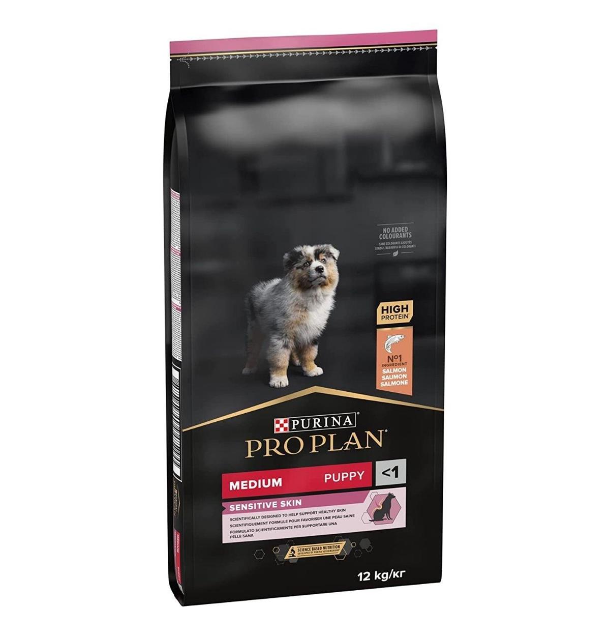 Pro Plan Sensitive Skin High Protein Pirinçli ve Somonlu Tüm Irklar Yavru Kuru Köpek Maması 12 kg