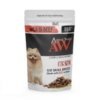 Animal World Biftekli Küçük Irk Yetişkin Kuru Köpek Maması 85 gr
