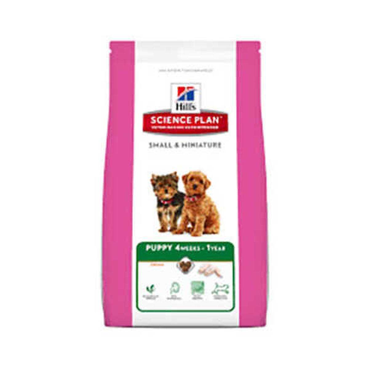 Hill'S Small&Miniature Tavuklu Küçük ve Mini Irk Yavru Kuru Köpek Maması 3 kg