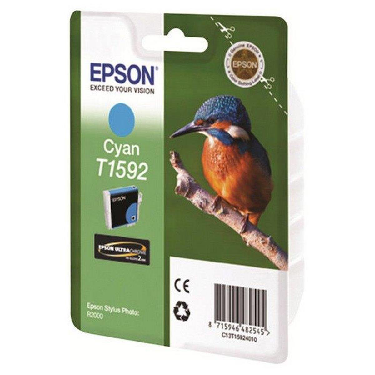 Epson T1592 C13T15924010 Orijinal Mavi Mürekkep Kartuş