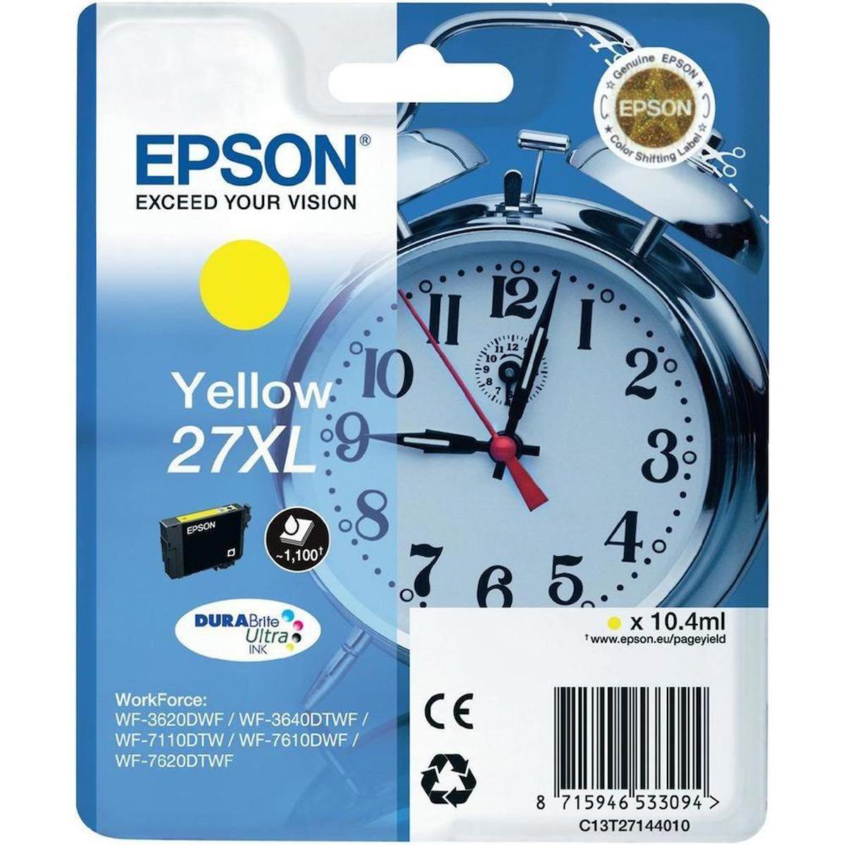 Epson 27XL-T2714-C13T27144020 Orijinal Sarı Mürekkep Kartuş