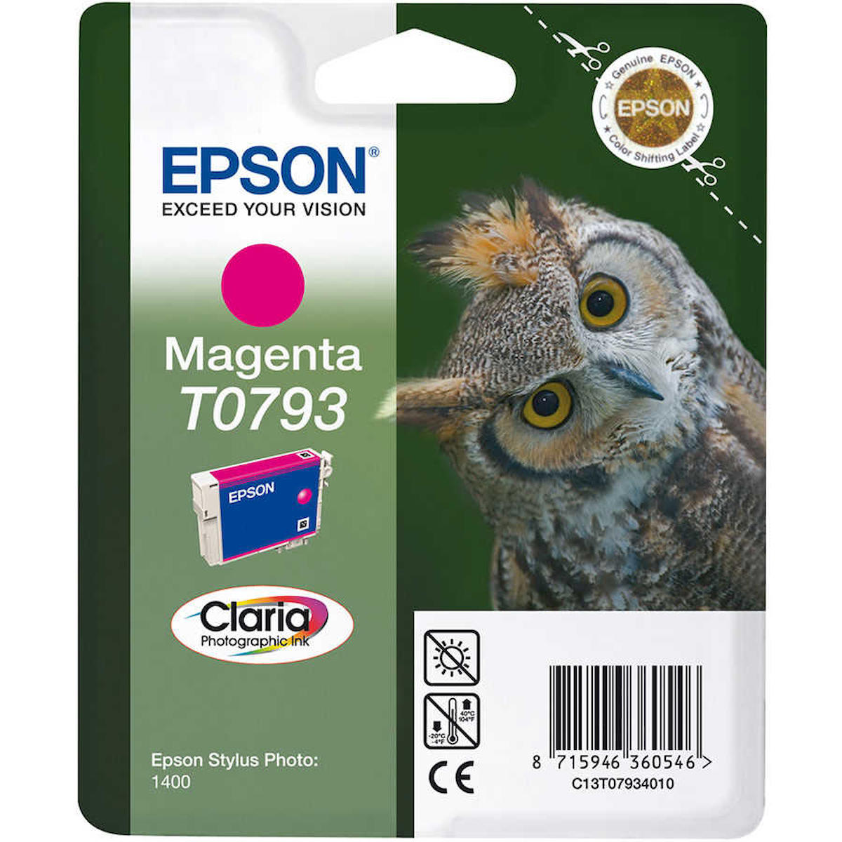 Epson T0793-C13T07934020 Orijinal Kırmızı Mürekkep Kartuş