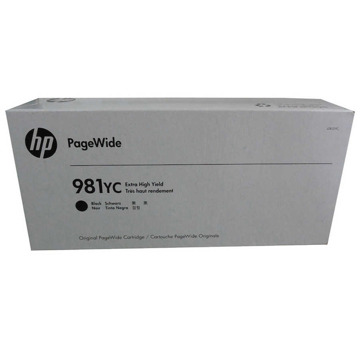 HP 981YC-L020YC Orijinal Siyah Mürekkep Kartuş