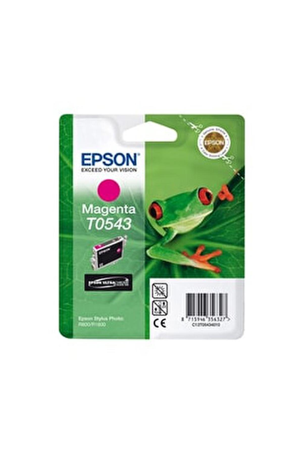 Epson T0543-C13T05434020 Orijinal Kırmızı Mürekkep Kartuş