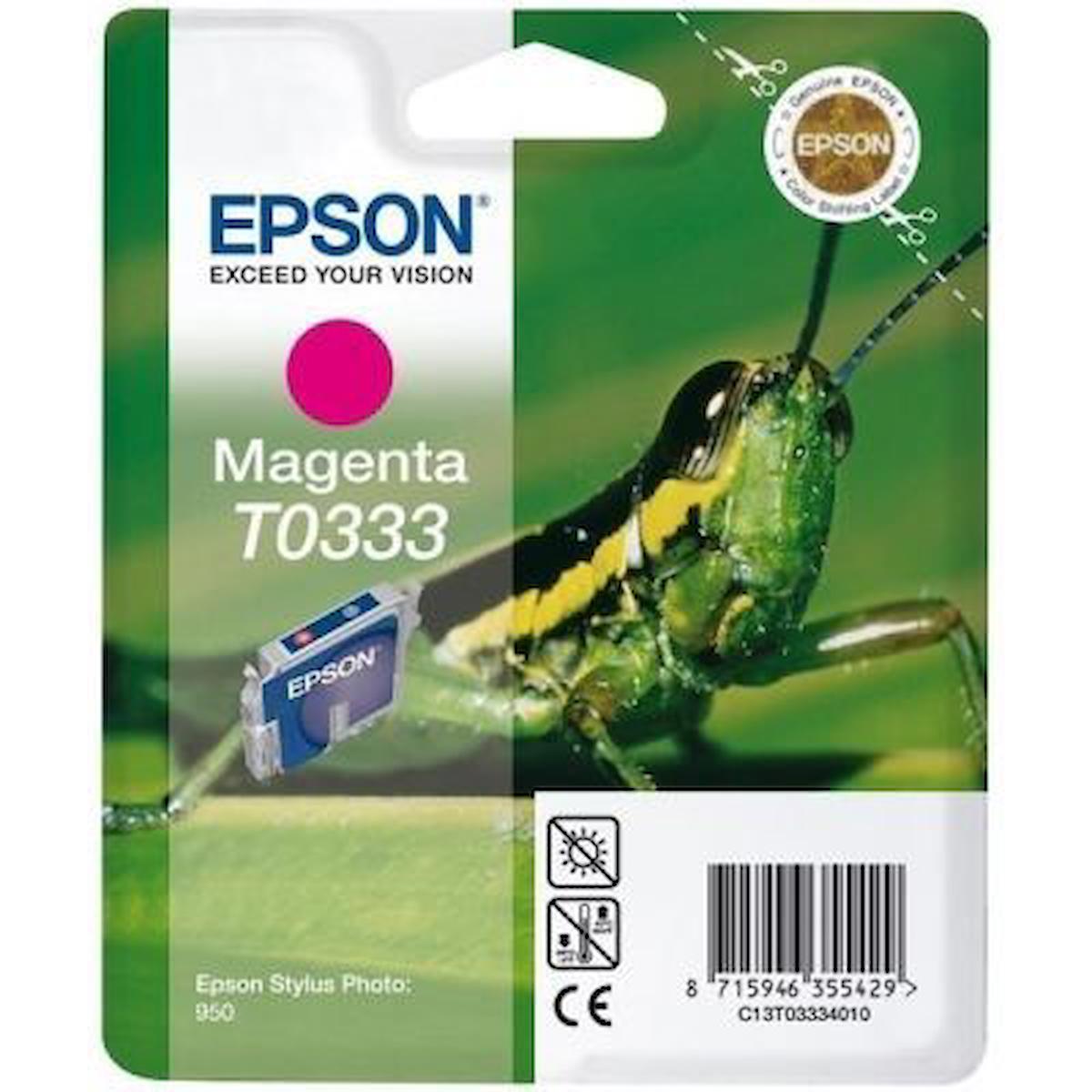 Epson T0333-C13T03334020 Orijinal Kırmızı Mürekkep Kartuş