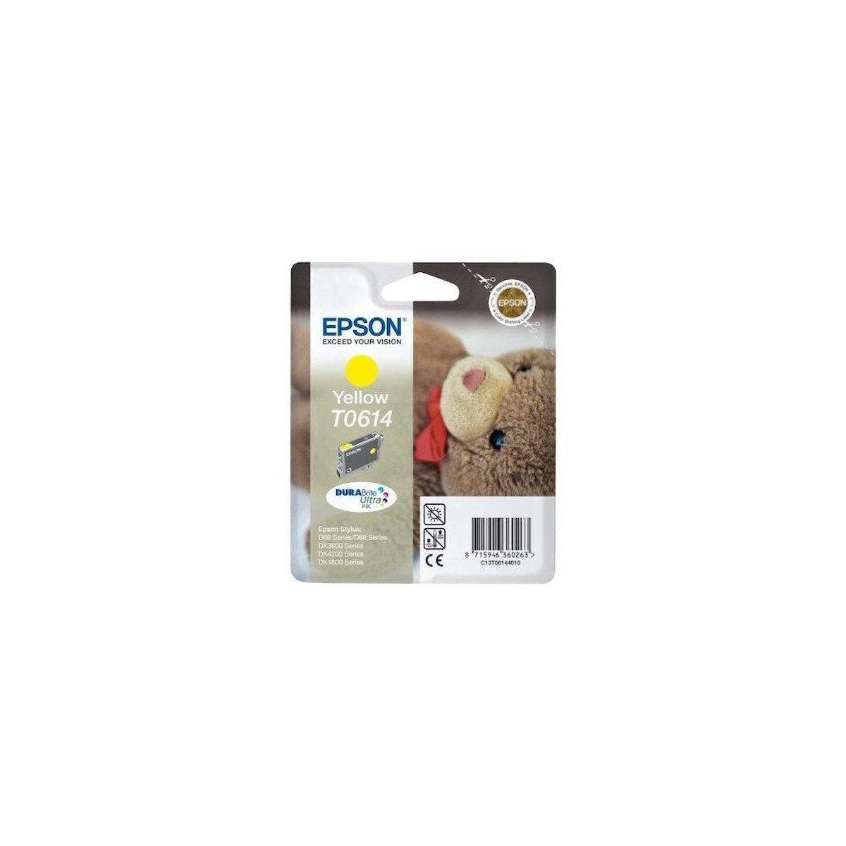Epson T0614-C13T06144020 Orijinal Sarı Mürekkep Kartuş