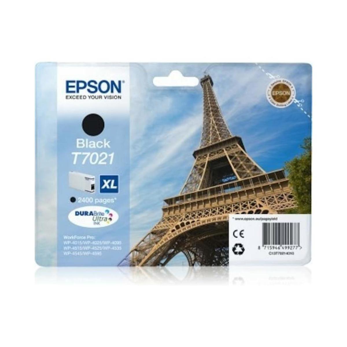 Epson T7021XL-C13T70214010 Orijinal Siyah Mürekkep Kartuş