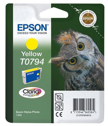 Epson 1400-P50 T07944020 Orijinal Sarı Mürekkep Kartuş