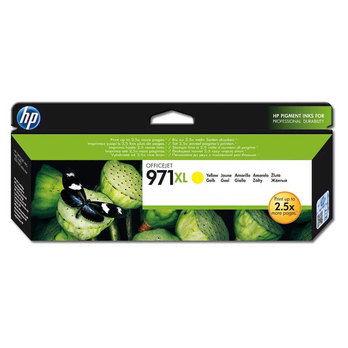HP 971-CN628AE Orijinal Sarı Mürekkep Kartuş
