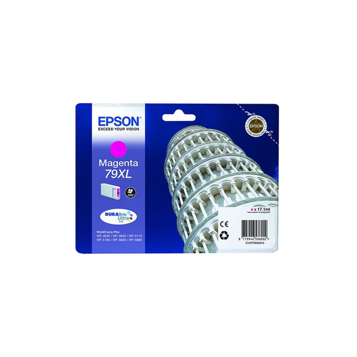 Epson 79XL-C13T79034010 Orijinal Kırmızı Mürekkep Kartuş
