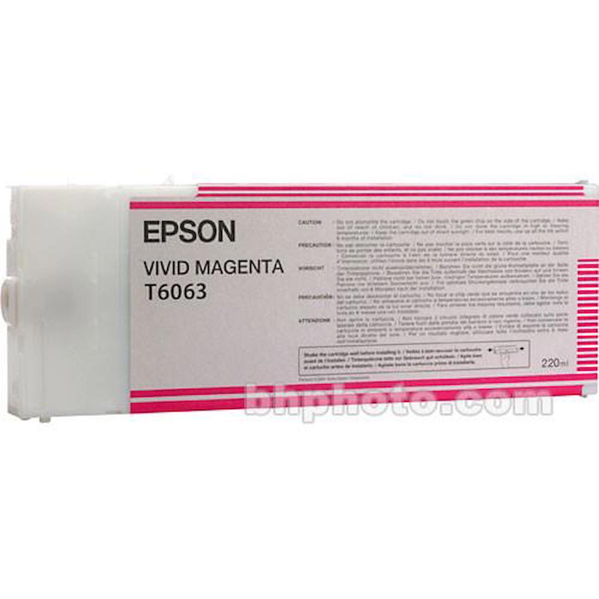 Epson T6063-C13T606300 Orijinal Kırmızı Mürekkep Kartuş