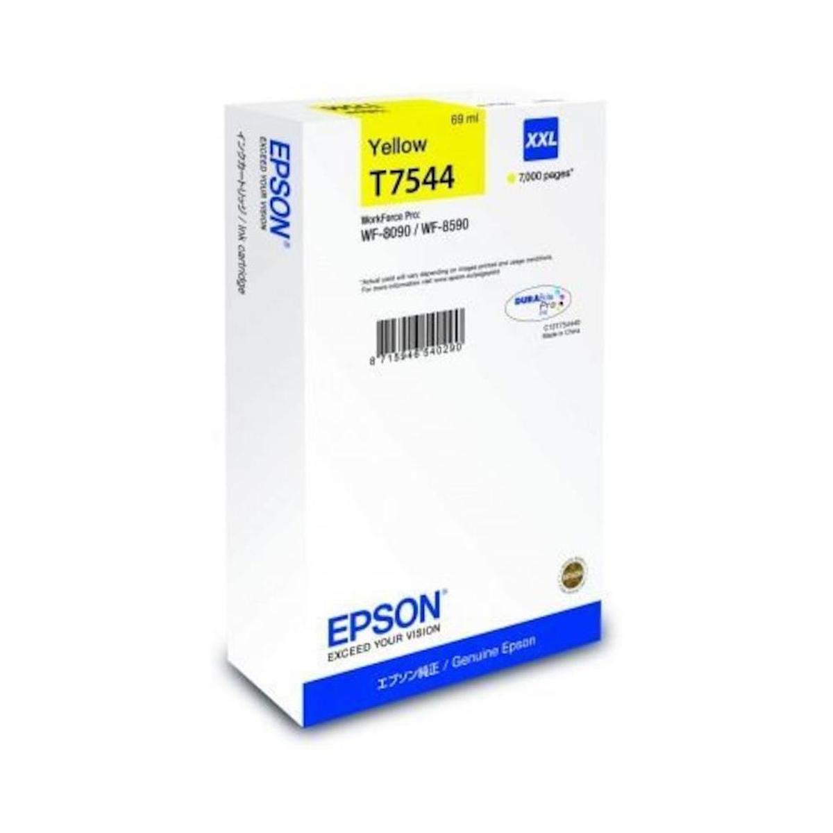 Epson T7544-C13T754440 Orijinal Sarı Mürekkep Kartuş