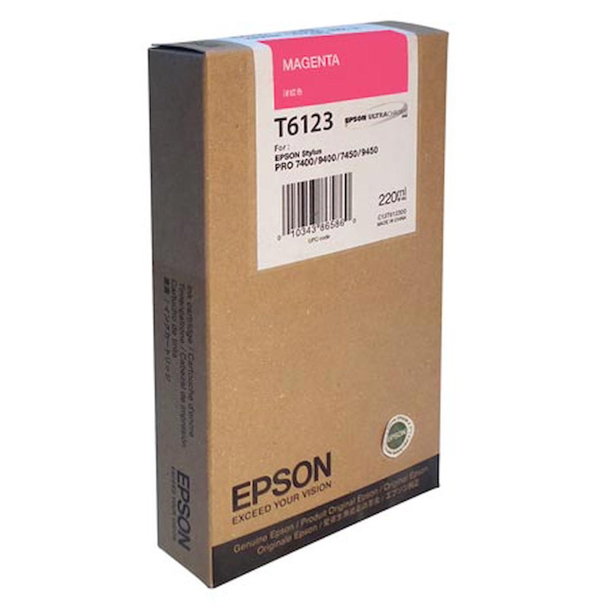 Epson T6123-C13T612300 Orijinal Kırmızı Mürekkep Kartuş