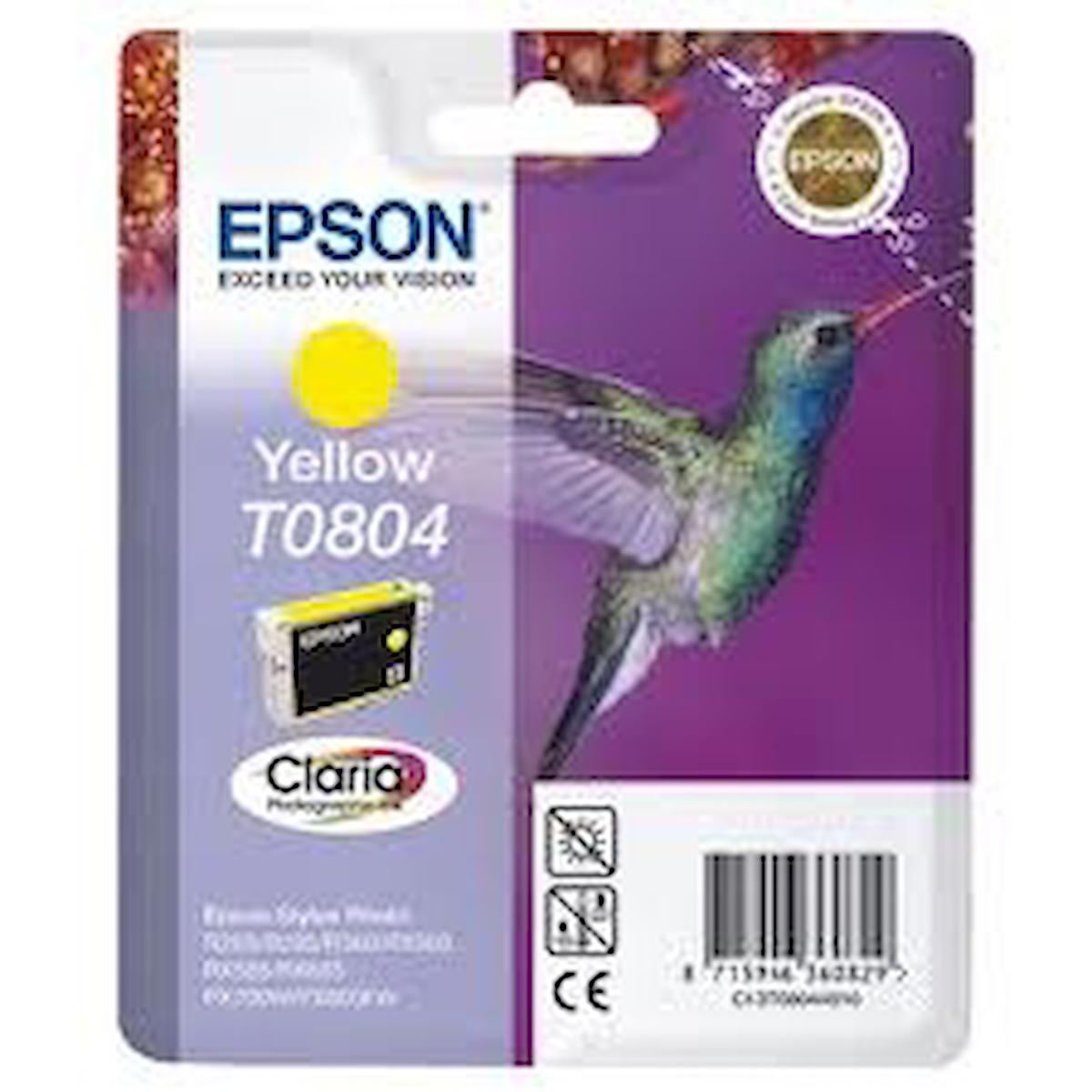 Epson R265/285/360/560 T08044021 Orijinal Sarı Mürekkep Kartuş