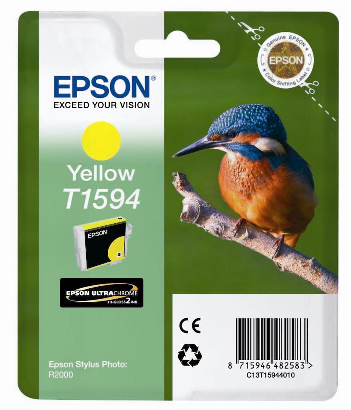 Epson T1594 C13T15944010 Orijinal Sarı Mürekkep Kartuş