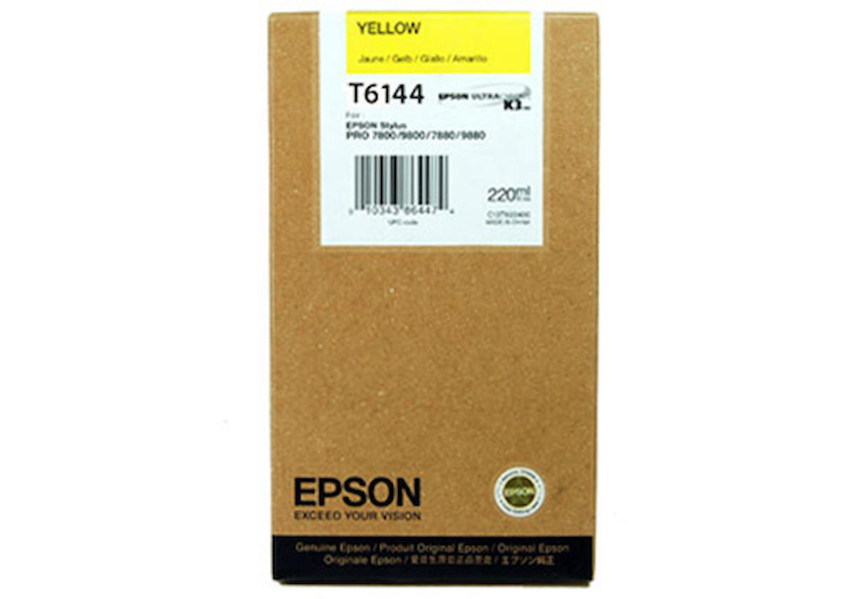 Epson T6144-C13T614400 Orijinal Sarı Mürekkep Kartuş