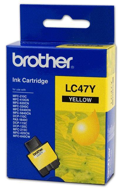 Brother LC-47M Orijinal Sarı Mürekkep Kartuş