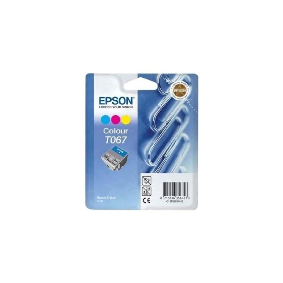 Epson T067-C13T06704020 Orijinal Renkli Mürekkep Kartuş