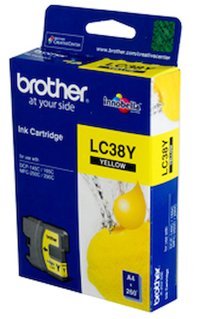 Brother LC38-LC980 Orijinal Sarı Mürekkep Kartuş