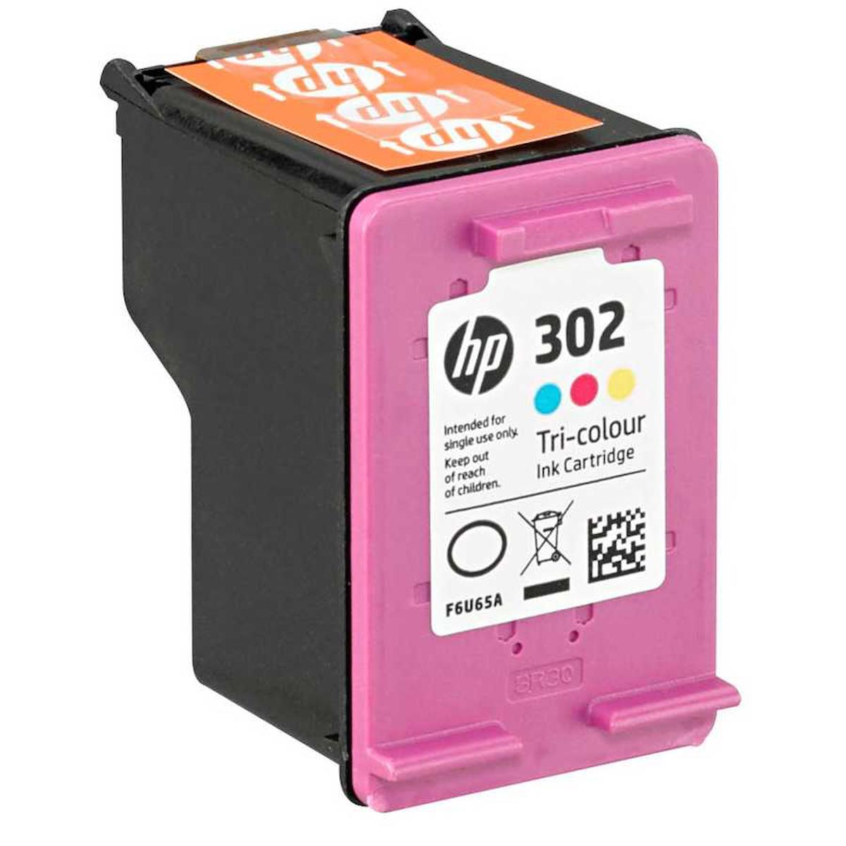 HP 302-F6U65AE Orijinal Renkli Mürekkep Kartuş