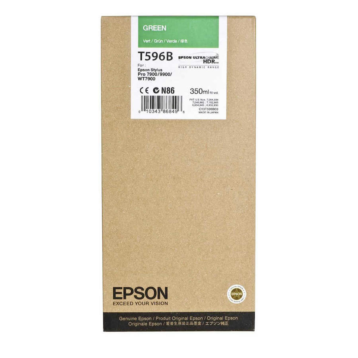 Epson T596B-C13T596B00 Orijinal Yeşil Mürekkep Kartuş