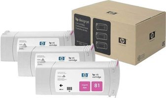 HP 81-C5068A Orijinal Kırmızı Mürekkep Kartuş