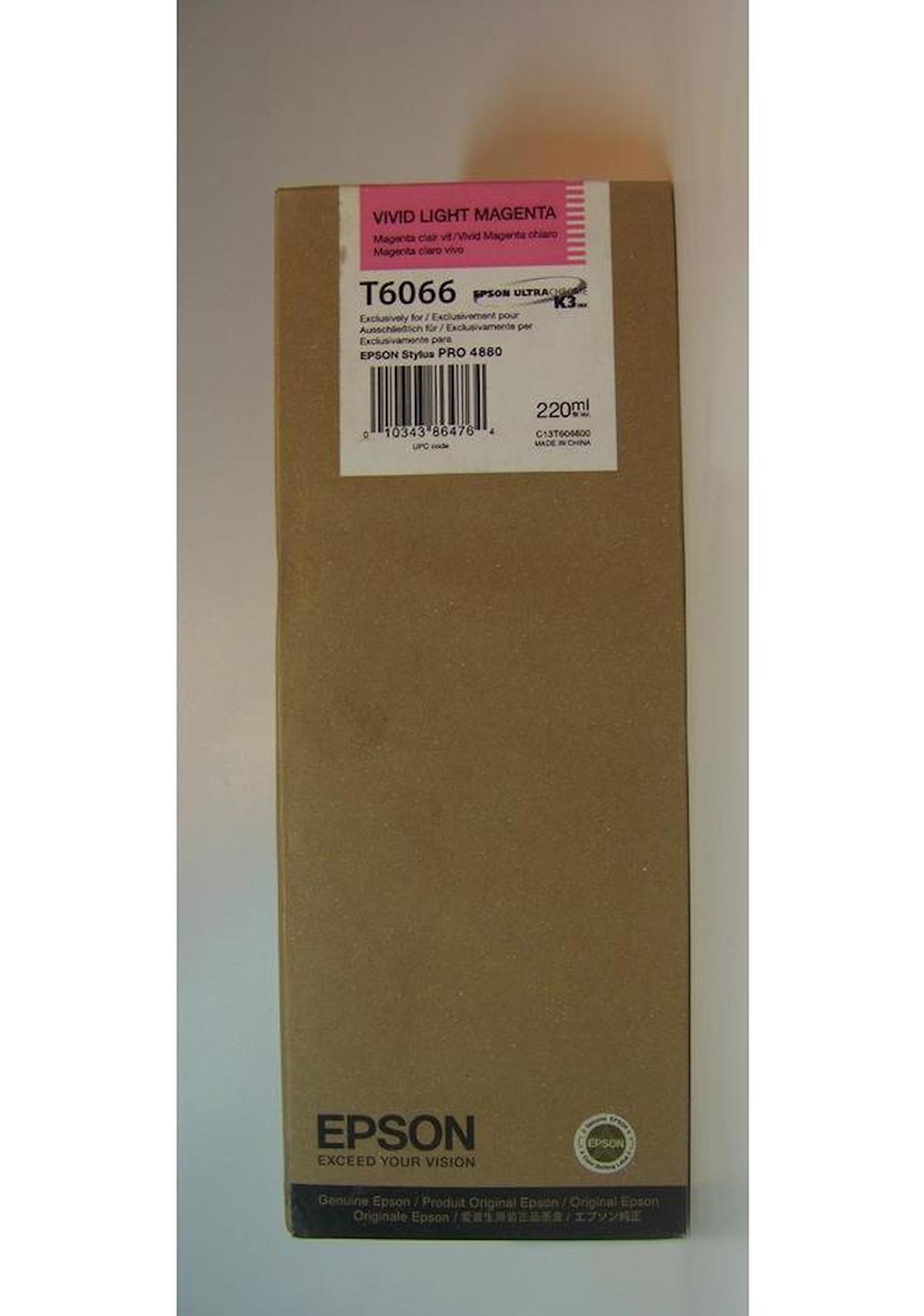 Epson T6066-C13T606600 Orijinal Kırmızı Mürekkep Kartuş