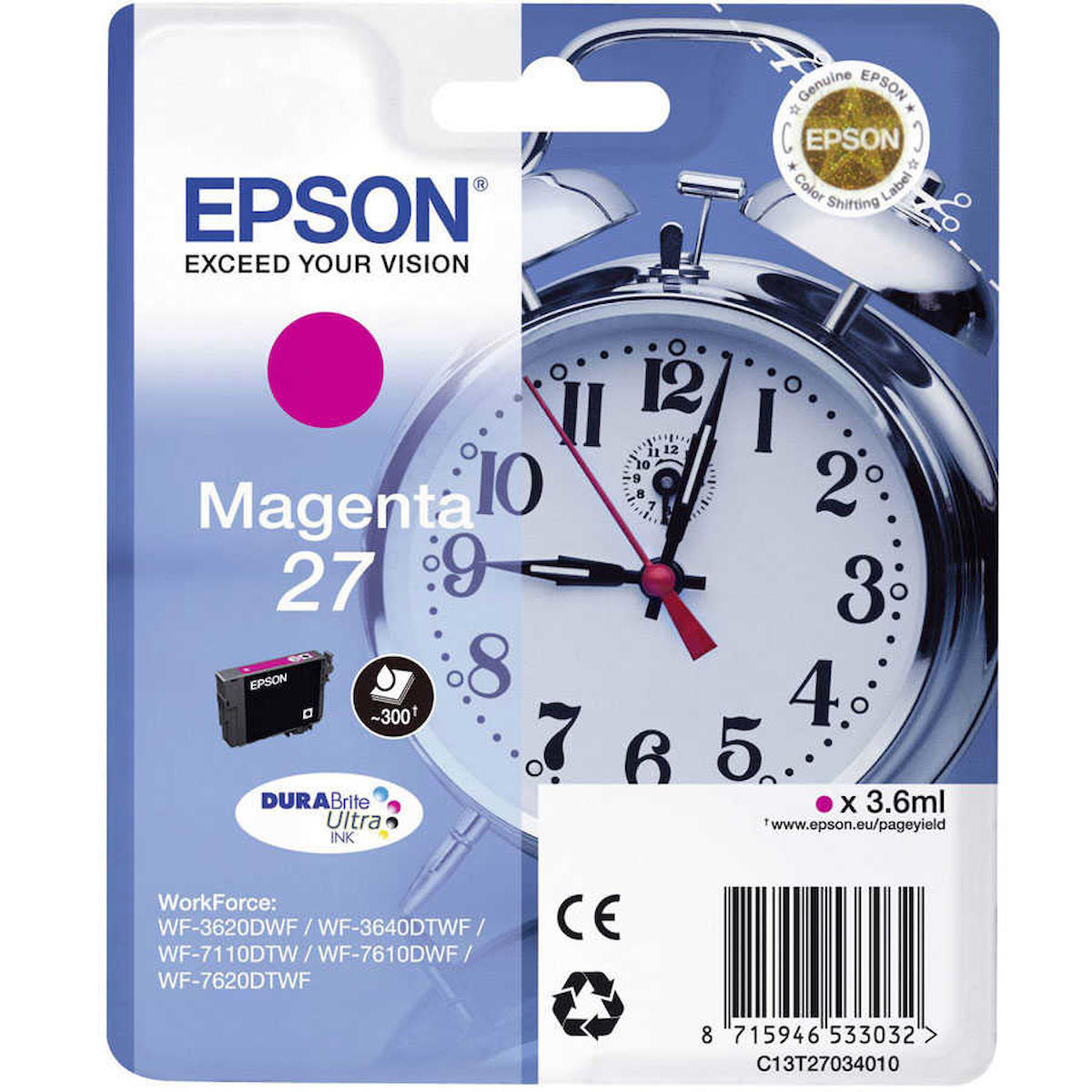 Epson 27-T2703-C13T27034020 Orijinal Kırmızı Mürekkep Kartuş