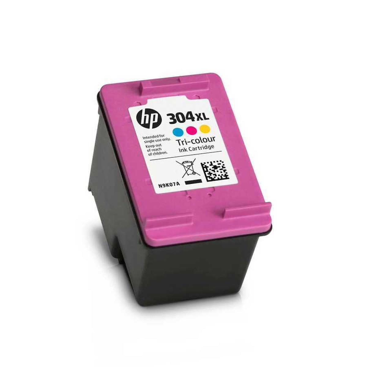 HP 304XL-N9K07AE Orijinal Renkli Mürekkep Kartuş