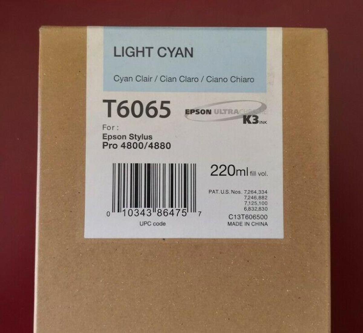 Epson T6065-C13T606500 Orijinal Mavi Mürekkep Kartuş