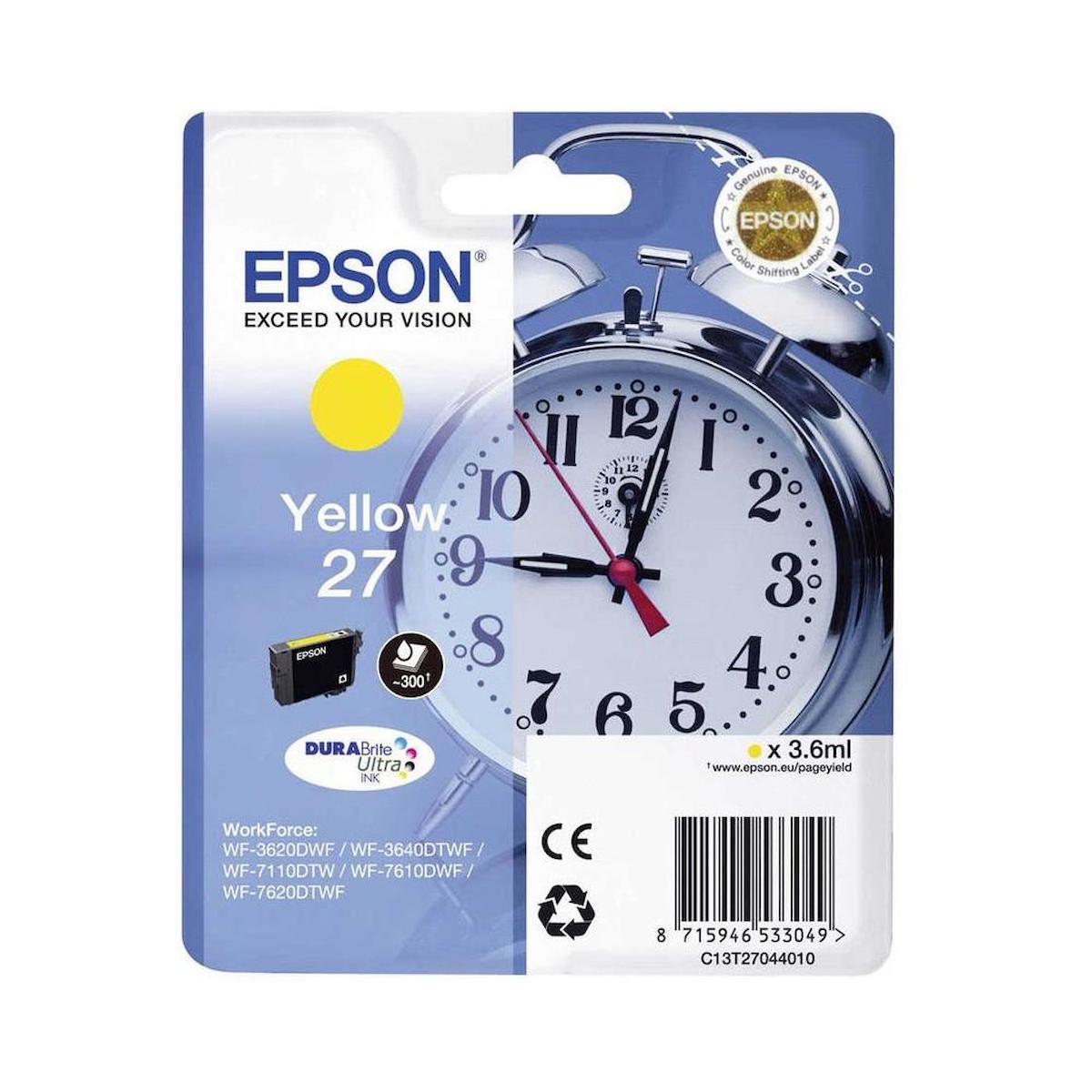 Epson 27-T2704-C13T27044020 Orijinal Sarı Mürekkep Kartuş